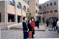 2004.3.모교 입학식에 참석한  동창회 임원